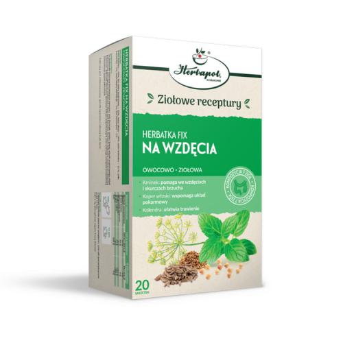 Miniaturka artykułu - HERBAPOL Herbatka Fix Na wzdęcia, 20x2g