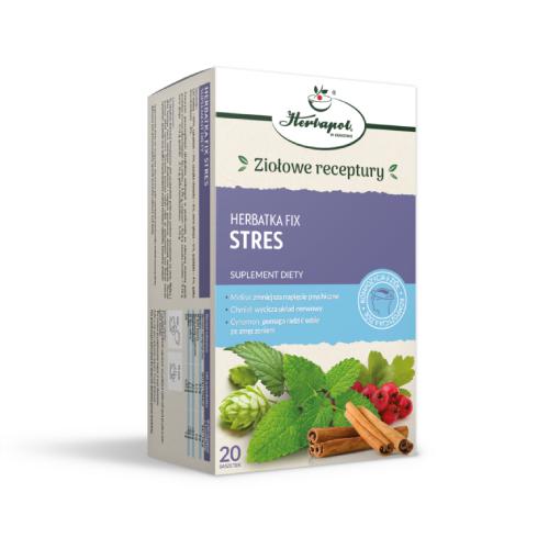 Miniaturka artykułu - HERBAPOL Herbatka Fix Stres, 20x2g