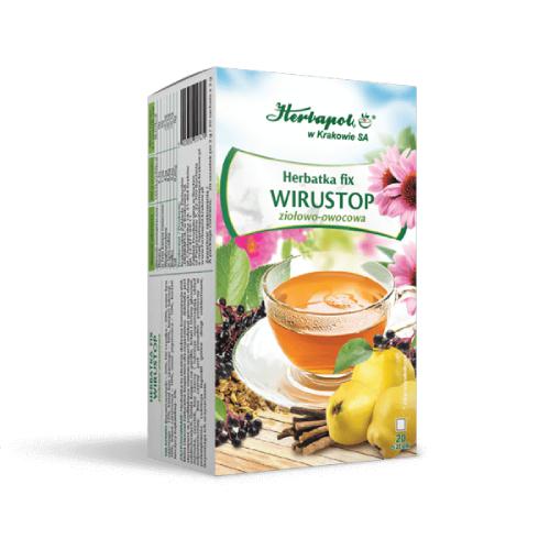 Miniaturka artykułu - HERBAPOL Herbatka Fix Wirustop, 20x2g