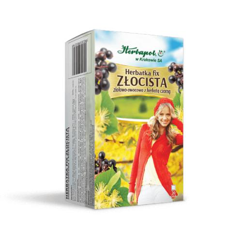 Miniaturka artykułu - HERBAPOL Herbatka Fix Złocista, 20x2g