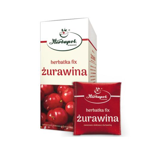 Miniaturka artykułu - Herbapol Herbatka żurawina fix - 20sasz.
