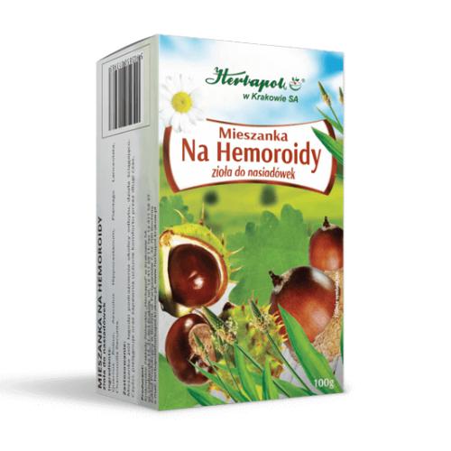 Miniaturka artykułu - HERBAPOL Mieszanka na hemoroidy Zioła do nasiad&oacute;wek, 100g