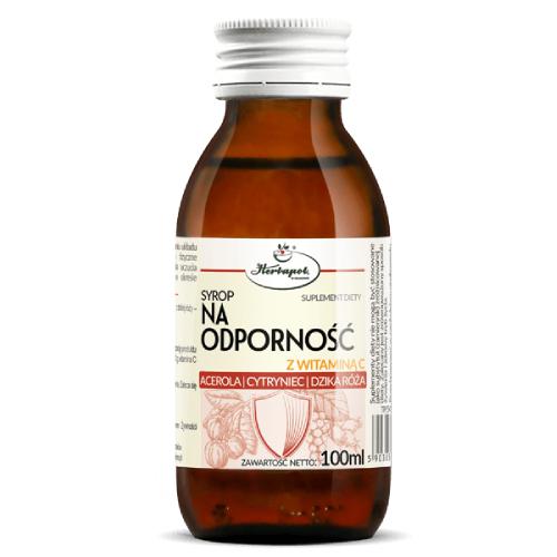HERBAPOL Syrop na odporność z witaminą C, 100ml