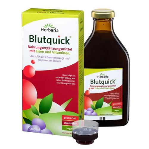 Miniaturka artykułu - HERBARIA Bio Blutquick Żelazo + Witaminy Tonik, 250ml