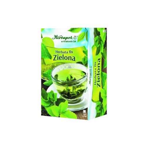 Miniaturka artykułu - Herbata fix ZIELONA, 20 torebek