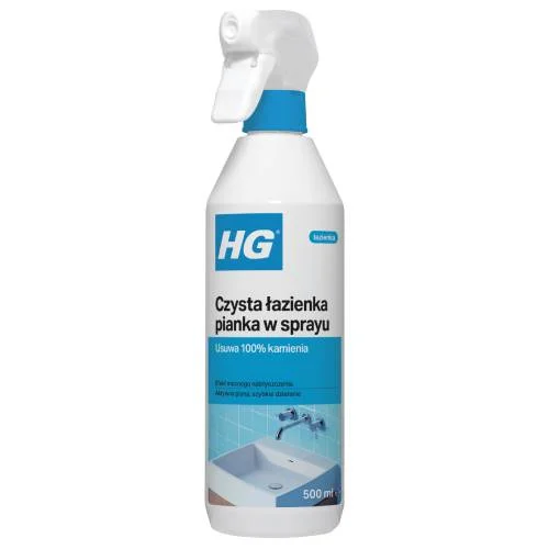 Miniaturka artykułu - HG Czysta łazienka Pianka w sprayu, 500 ml