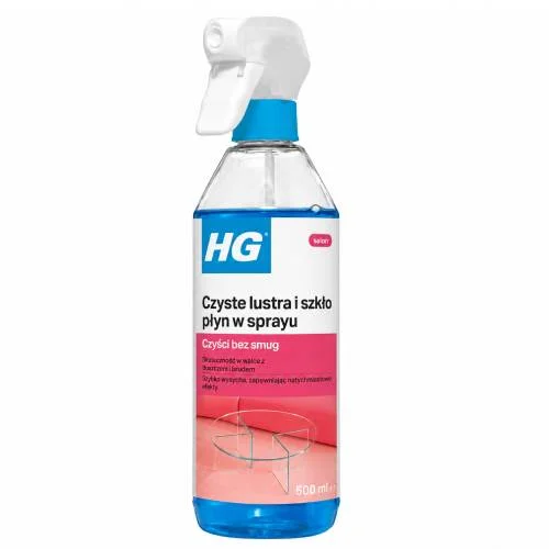 Miniaturka artykułu - HG Czyste lustra i szkło Płyn w sprayu, 500 ml