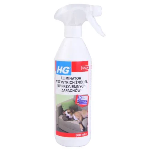 Miniaturka artykułu - HG Eliminator wszystkich źr&oacute;deł nieprzyjemnych zapach&oacute;w, 500 ml