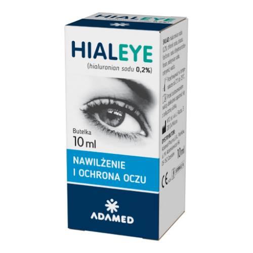 Miniaturka artykułu - HIALEYE Nawilżające krople do oczu na zesp&oacute;ł suchego oka 0,2%, 10 ml 