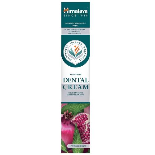 Miniaturka artykułu - HIMALAYA Dental Cream Ziołowa pasta do zęb&oacute;w Granat i Neem, 100 g + 50 g