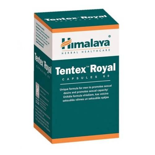 Miniaturka artykułu - HIMALAYA Tentex Royal, 60 kapsułek