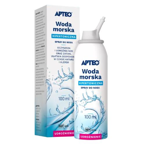 Miniaturka artykułu - APTEO CARE Hipertoniczna woda morska, 100ml