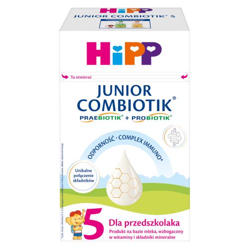 Miniaturka artykułu - HiPP 5 JUNIOR COMBIOTIK mleko dla przedszkolaka,  550 g
