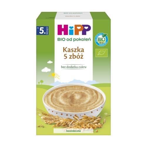 Miniaturka artykułu - HiPP BIO Kaszka 5 zb&oacute;ż po 5. miesiącu, 200 g