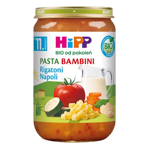 Miniaturka artykułu - HiPP Rigatoni Napoli BIO, 220 g