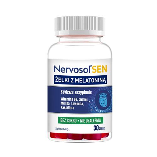 Miniaturka artykułu - Nervosol Sen żelki z melatoniną, 30 żelek