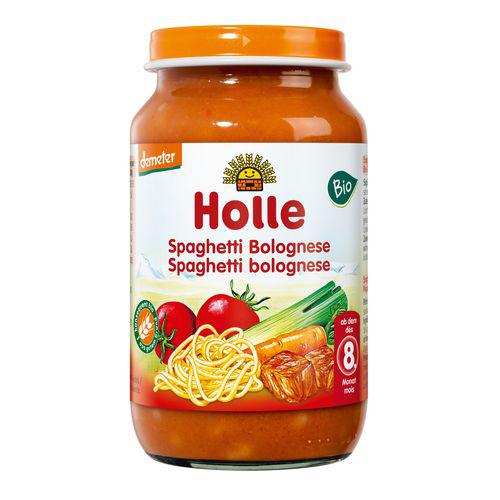 Miniaturka artykułu - HOLLE Bio Danie dla niemowląt Spaghetti bolognese po 8. miesiącu, 190g