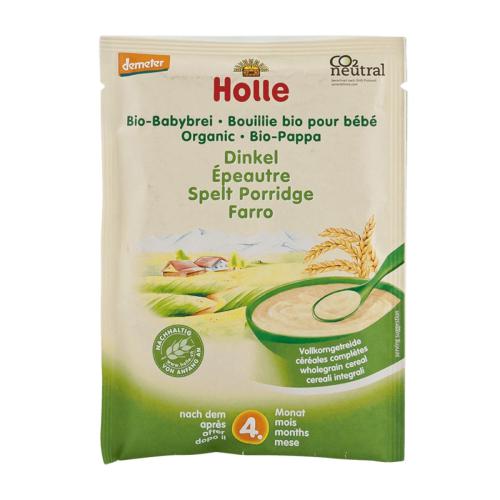 Miniaturka artykułu - HOLLE BIO Kaszka orkiszowa pełnoziarnista 4m+, 25g 