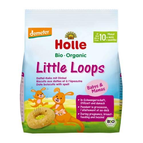 Miniaturka artykułu - Holle Bio Organic Orkiszowo-owsiane keksy z daktylem, 80 g