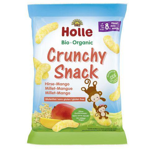 Miniaturka artykułu - HOLLE Bio Organic Chrupki jaglane o smaku mango, 25g