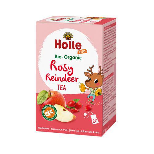 Miniaturka artykułu - HOLLE Bio Organic Herbatka owocowa R&oacute;żany Renifer, 20sasz. x 2,2g