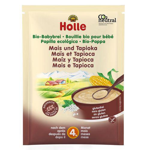 Miniaturka artykułu - HOLLE Kaszka kukurydziana z tapioką po 4. miesiącu Bio, 25g 