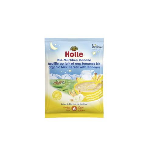 Miniaturka artykułu - HOLLE Kaszka mleczno-bananowa, 25 g