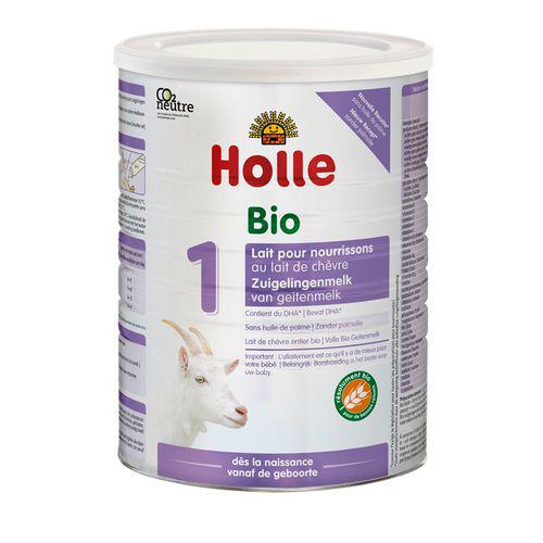 Miniaturka artykułu - HOLLE Bio 1 Mleko kozie początkowe od urodzenia, 800g