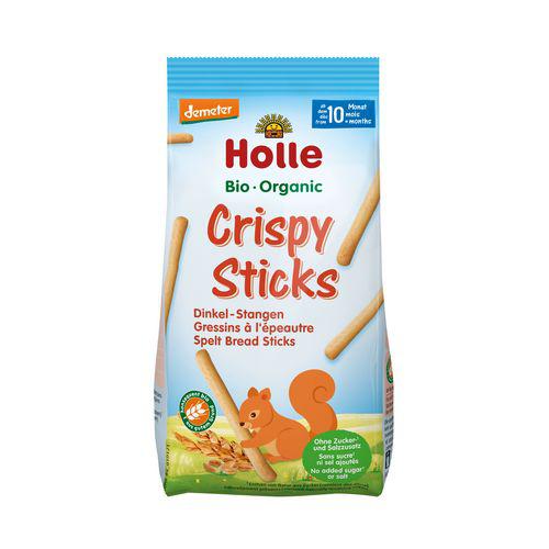 Miniaturka artykułu - HOLLE Bio Organic Paluszki orkiszowe dla niemowląt od 10 mies. życia, 80g