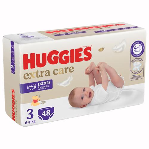 Miniaturka artykułu - HUGGIES Pieluchomajtki Elite Soft Pants rozmiar 3 (6-11kg), 48szt. 
