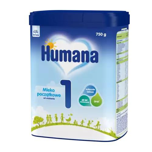 Miniaturka artykułu - Humana 1 mleko początkowe, 750g 