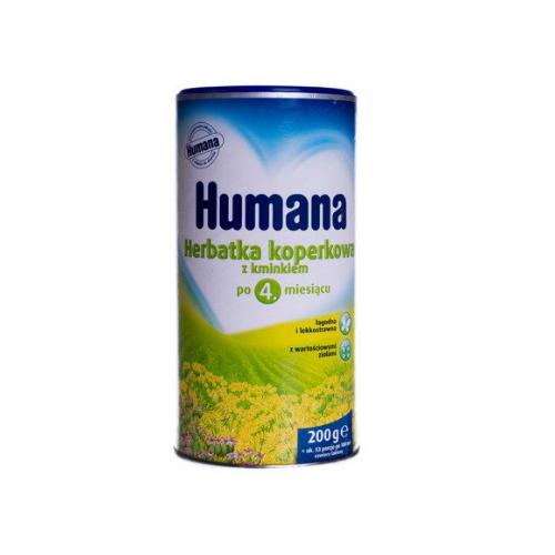 Miniaturka artykułu - HUMANA Herbatka koperkowa z kminkiem po 4. miesiącu - 200 g