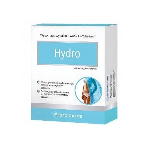 Miniaturka artykułu - Hydro wydalanie wody z organizmu, 30 kaps. STARPHARMA 