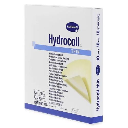 Miniaturka artykułu - HYDROCOLL Thin Opatrunek hydrokoloidowy 10x10cm, 1 sztuka