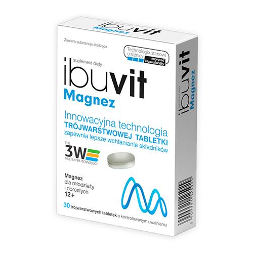 Miniaturka artykułu - Ibuvit Magnez, 30 tabl.