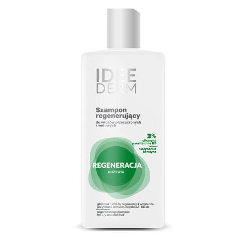 Miniaturka artykułu - Idee Derm Szampon regenerujący do włos&oacute;w przesuszonych i matowych, 300 ml