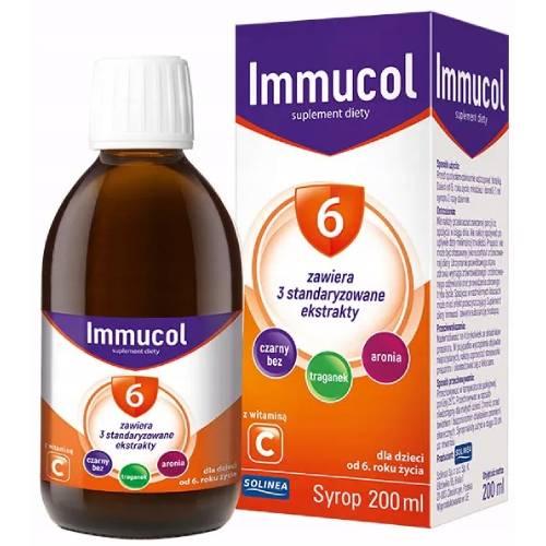 Miniaturka artykułu - Immucol 6 syrop, 200 ml