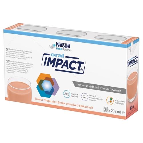 Miniaturka artykułu - Impact Oral smak owoc&oacute;w tropikalnych płyn - 3 x 237 ml