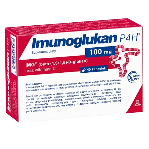 Miniaturka artykułu - IMUNOGLUKAN P4H, 40 kapsułek