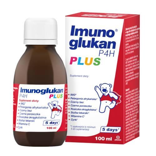Miniaturka artykułu - Imunoglukan P4H Plus Płyn, 100 ml