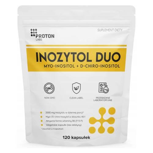 Miniaturka artykułu - Proton Labs Inozytol DUO, 120 kaps.