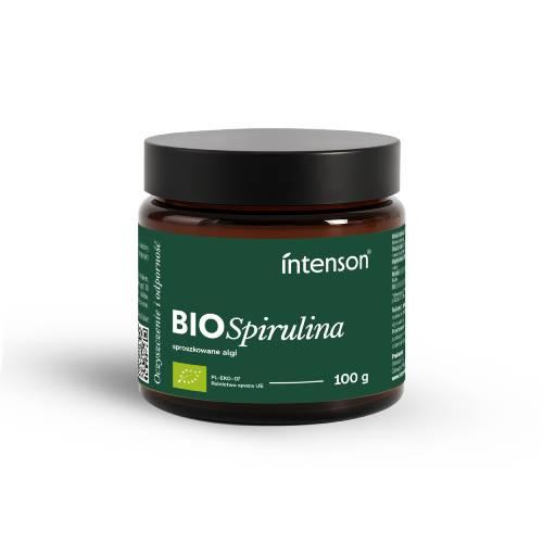 Miniaturka artykułu - Intenson Bio Spirulina proszek, 100 g