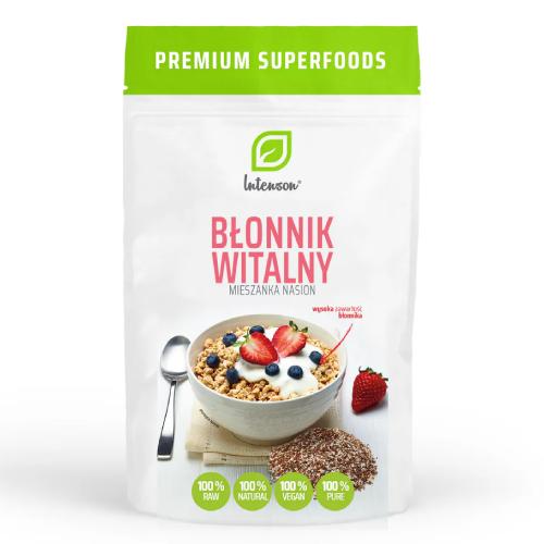 Miniaturka artykułu - INTENSON Błonnik witalny mieszanka nasion, 1kg