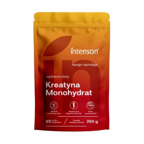 Miniaturka artykułu - Intenson Kreatyna Monohydrat mango marakuja, 260 g - suplement diety dla sportowc&oacute;w