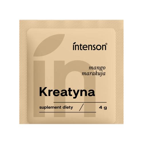Miniaturka artykułu - Intenson Kreatyna Monohydrat mango marakuja, 4 g - suplement diety dla sportowc&oacute;w