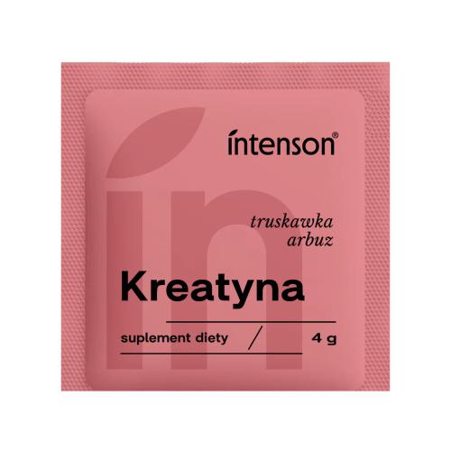 Miniaturka artykułu - Intenson Kreatyna Monohydrat truskawka arbuz, 4 g - suplement diety dla sportowc&oacute;w