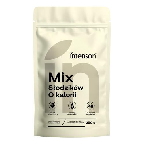 Zdjęcie produktu - Intenson Mix słodzik&oacute;w: erytrytol, ksylitol, stewia, 250 g