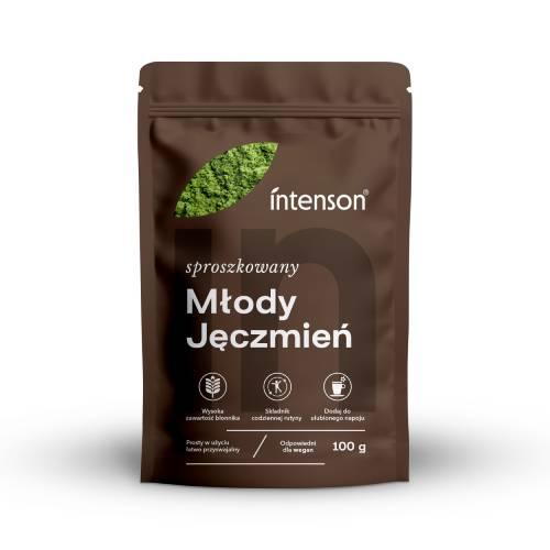 Miniaturka artykułu - Intenson Młody jęczmień proszek, 100 g