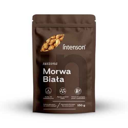 Miniaturka artykułu - Intenson Morwa biała owoc suszony, 150 g