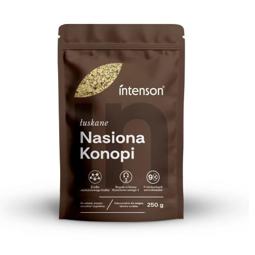 Miniaturka artykułu - Intenson Nasiona konopi łuskane, 250 g